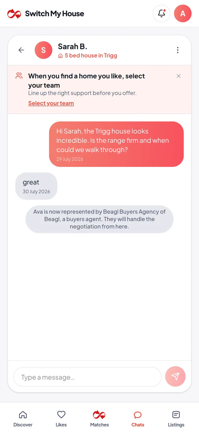 Real-time chat